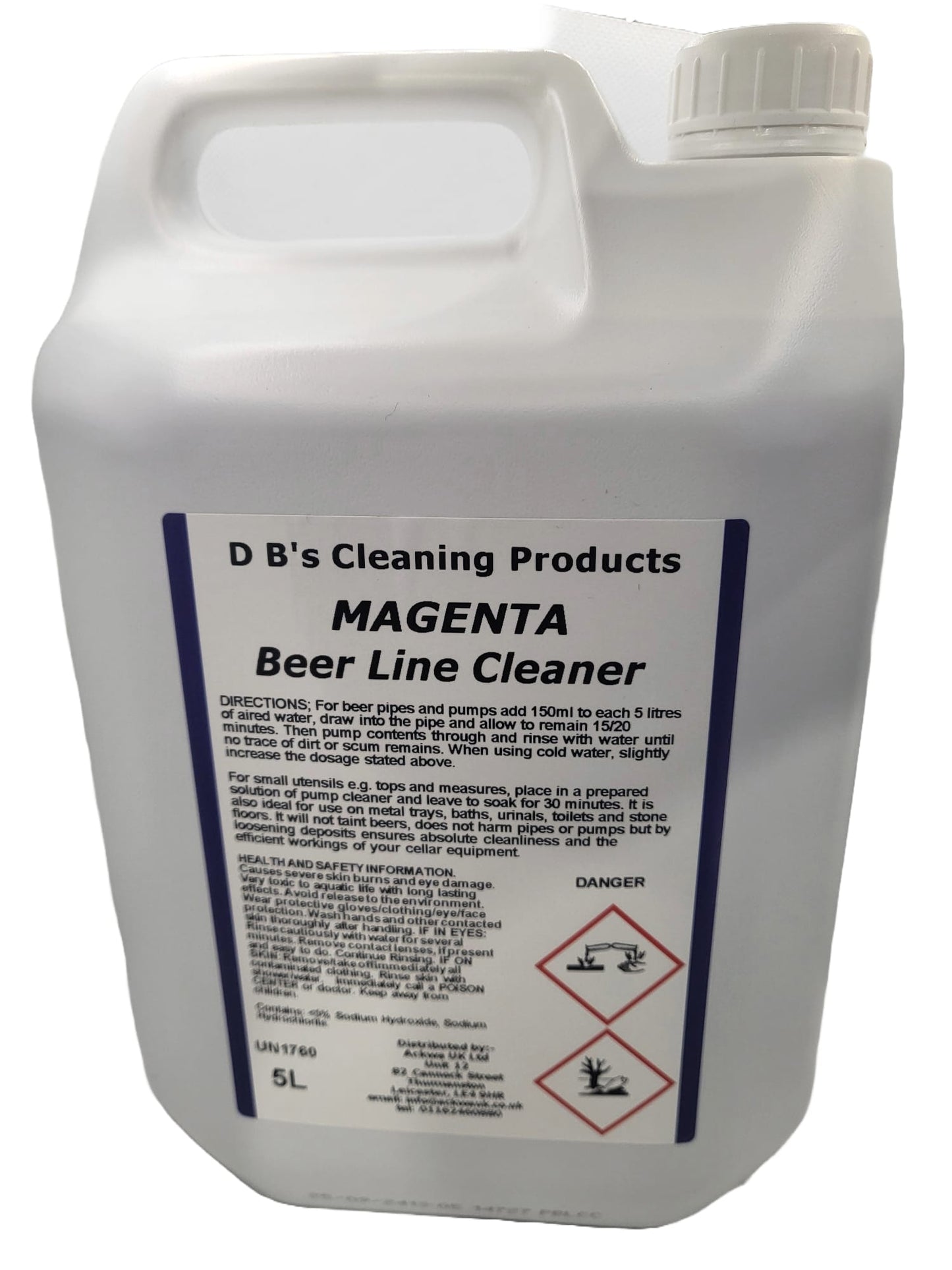 DB's Magenta Beer Line Cleaner 5 Litres