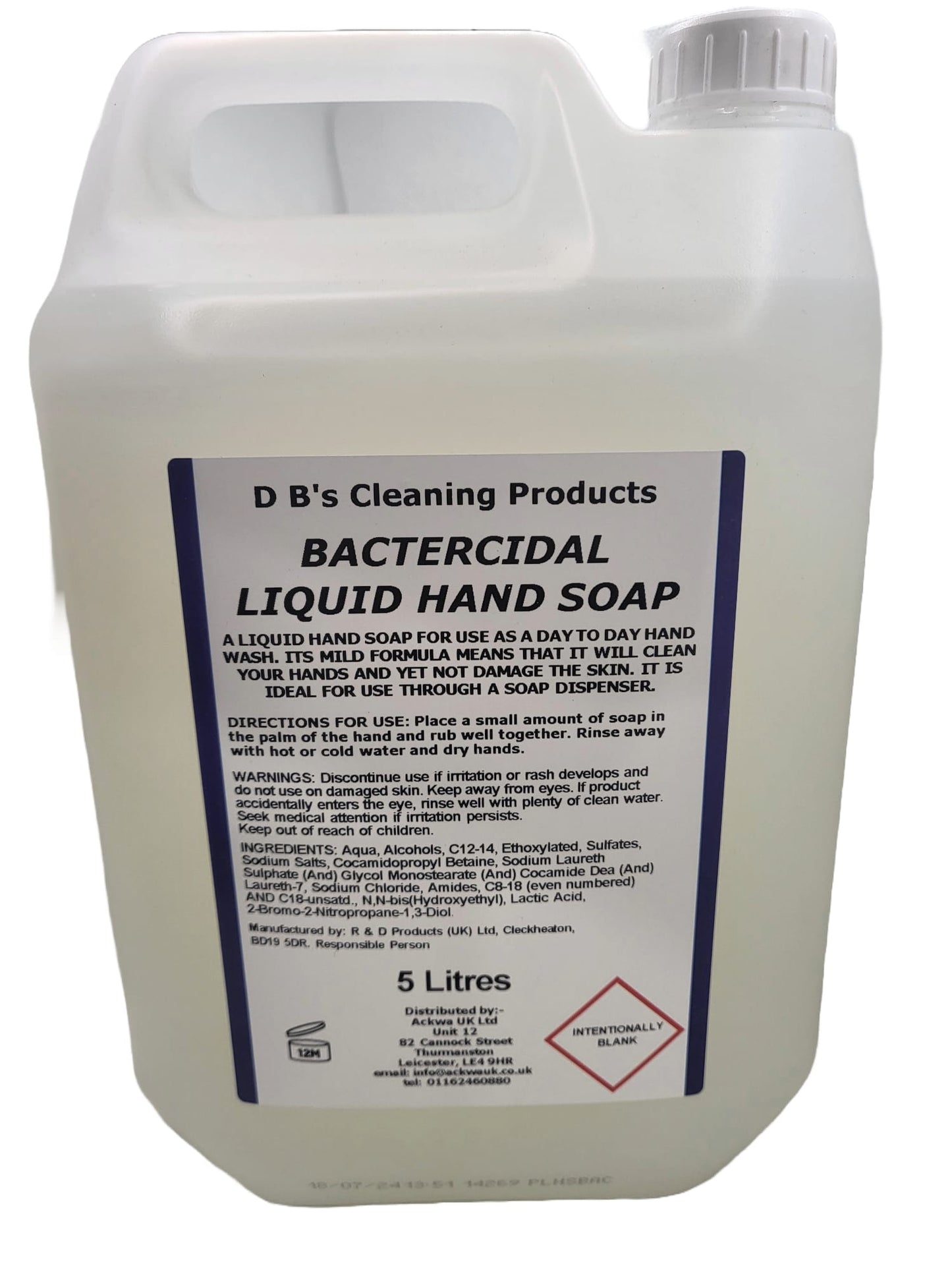 DB's Bactercidal Liquid Hand Soap 5 Litres