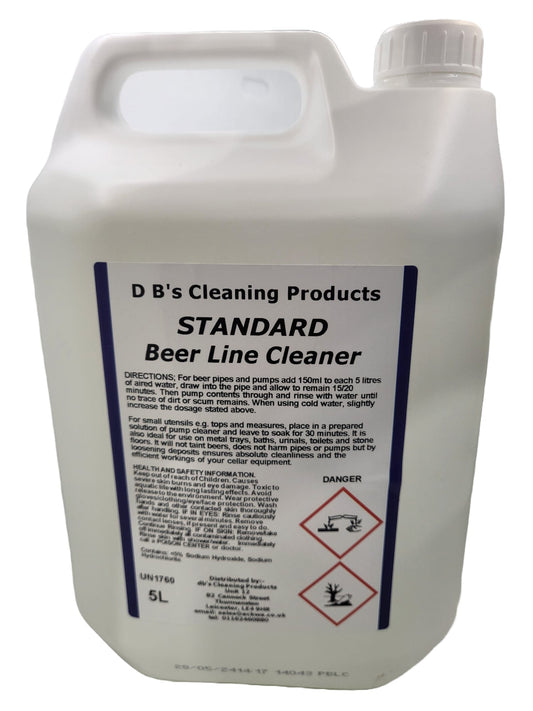 DB's Clear Beer Line Cleaner 5 Litres